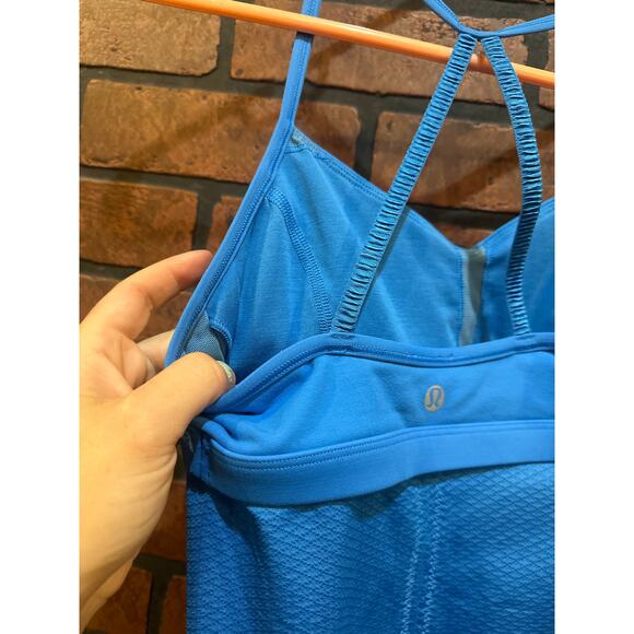 Lululemon Cornflower Blue Bend and Flow Tank Top (Size 2-4) - Picture 7 of 10